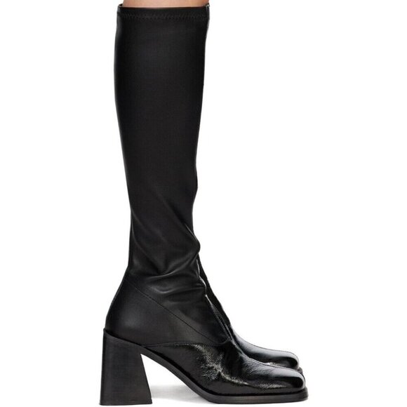 Justine Clenquet Eddie Tall Boots 42 US 12 Womens Black SSENSE Exclusive $430 - Picture 1 of 15